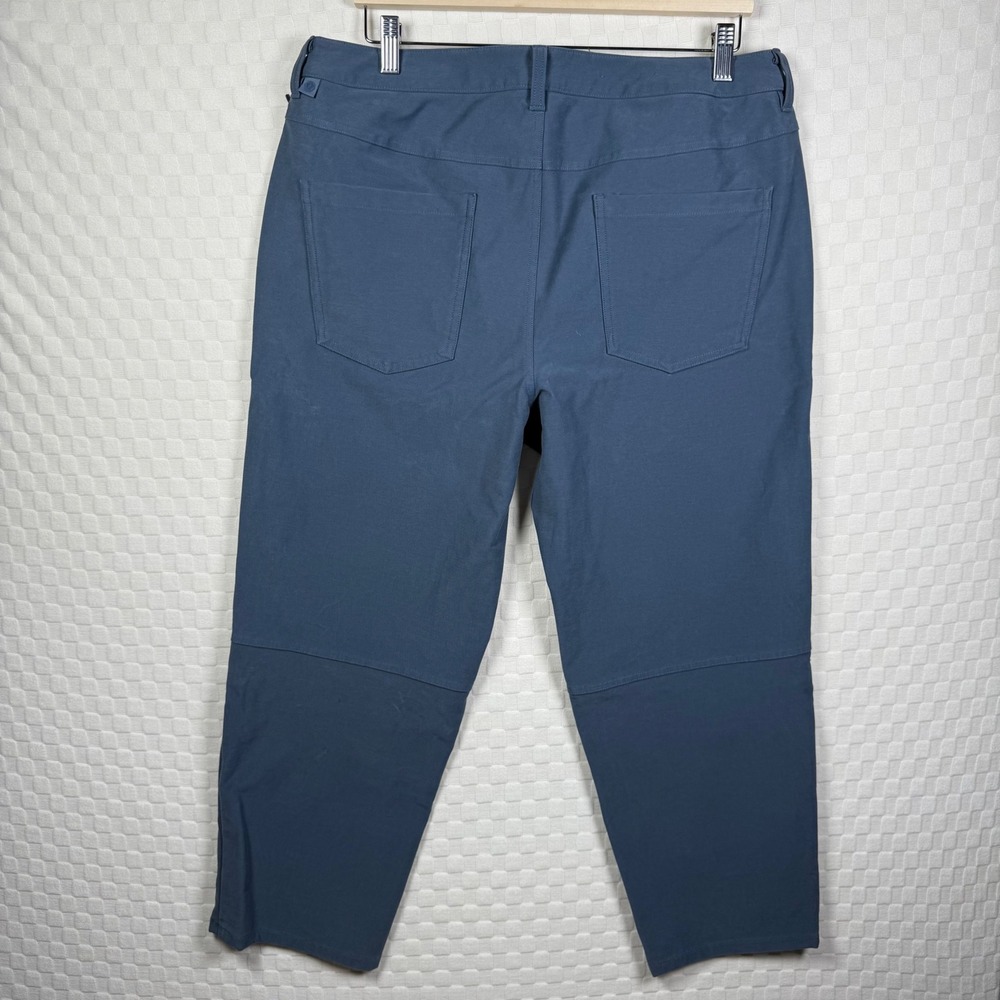 Lululemon ABC Relaxed-Fit Pants Warpstreme Utility Blue Size 34x26 Blue Men - Picture 2 of 7
